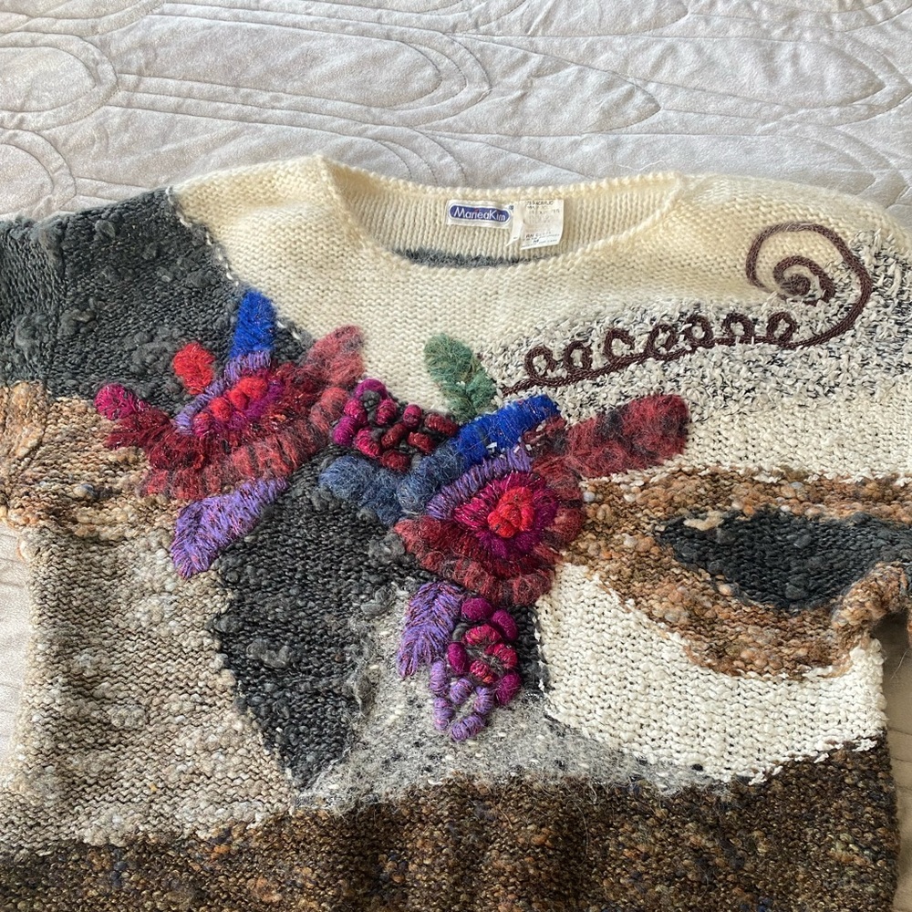 Mariea Kim VINTAGE Chunky statement sweater 💕 - Picture 4 of 4